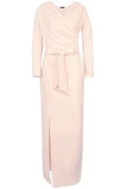 Vestito Maxi Da Cerimonia Con Spalle Scoperte E Spacco -Negozio al dettaglio Vestiti dzz10497 nude xl 2