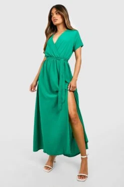 Vestito Maxi A Incrocio -Negozio al dettaglio Vestiti dzz15082 green xl 2