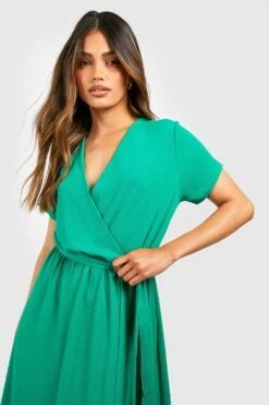 Vestito Maxi A Incrocio -Negozio al dettaglio Vestiti dzz15082 green xl 3