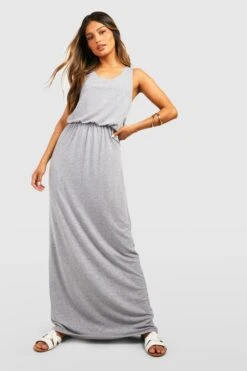 Vestito Maxi Con Scollo A Vogatore