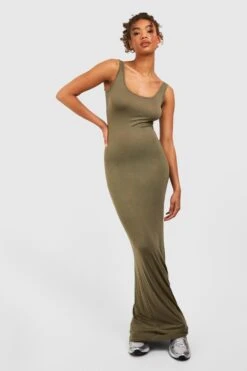 Vestito Maxi Tall Basic -Negozio al dettaglio Vestiti dzz96670 khaki xl 2