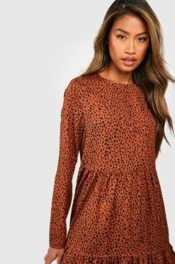 Vestito Grembiule A Pois -Negozio al dettaglio Vestiti fzz24219 terracotta xl 3