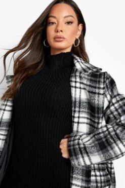 Vestito In Maglia A Collo Alto -Negozio al dettaglio Vestiti fzz39816 black xl 3