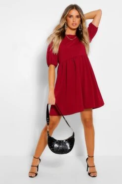 Vestito Grembiule Con Maniche A Sbuffo 7 Vestito Grembiule Con Maniche A Sbuffo -Negozio al dettaglio Vestiti fzz51206 blush xl 3