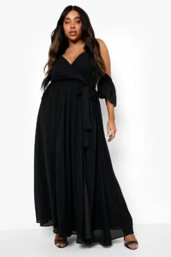 Vestito Skater Plus Size Premium In Pizzo Guipure -Negozio al dettaglio Vestiti gzz01797 black xl 2