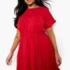 Vestito Skater Plus Size Con Laccetti In Vita