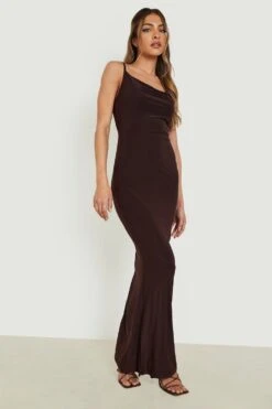 Vestito Maxi Seducente Con Spalline