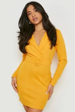 Vestito Blazer Petite Con Fibbia In Tessuto