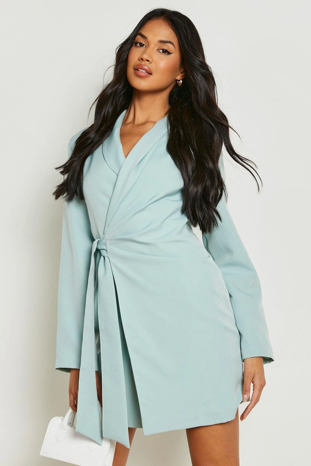 Vestito Blazer Scaldacuore Con Cintura 3 Vestito Blazer Scaldacuore Con Cintura - immagine 3