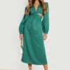 Vestito Midi Con Cut-out E Cintura
