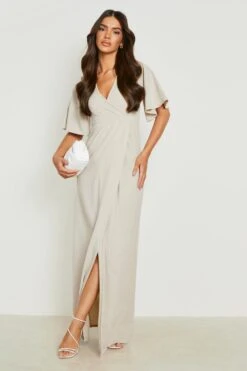 Vestito Scaldacuore Maxi Con Maniche Ad Angelo