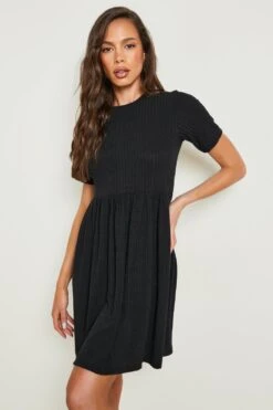 Vestito Grembiule A Coste