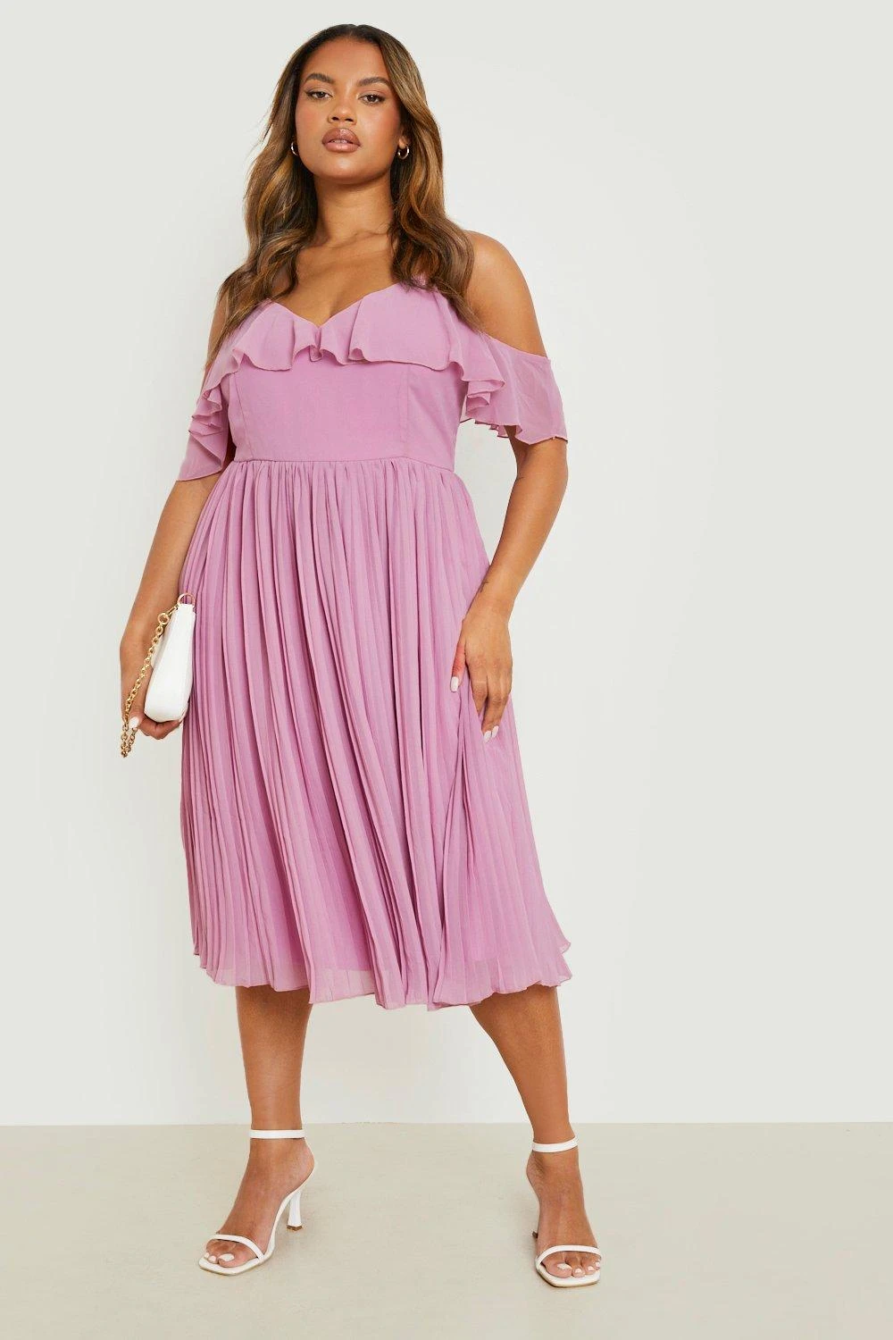 Vestito Plus Size Da Cerimonia Con Spalle Scoperte 1 Vestito Plus Size Da Cerimonia Con Spalle Scoperte