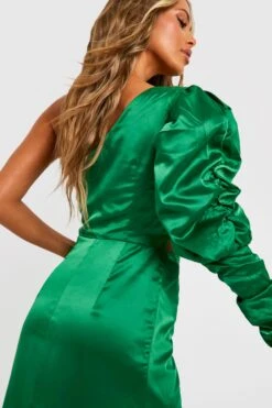 Vestito Scaldacuore Skater Midi In Raso 7 Vestito Scaldacuore Skater Midi In Raso -Negozio al dettaglio Vestiti gzz17718 emerald xl 3