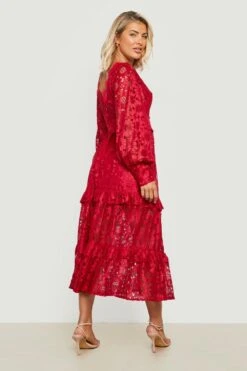 Vestito Maxi Monospalla Drappeggiato Con Paillettes 5 Vestito Maxi Monospalla Drappeggiato Con Paillettes -Negozio al dettaglio Vestiti gzz17767 red xl 1