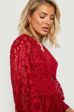 Vestito Maxi Monospalla Drappeggiato Con Paillettes 7 Vestito Maxi Monospalla Drappeggiato Con Paillettes -Negozio al dettaglio Vestiti gzz17767 red xl 3