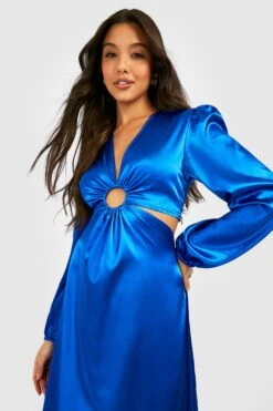 Vestito Scaldacuore Longuette In Raso 6 Vestito Scaldacuore Longuette In Raso -Negozio al dettaglio Vestiti gzz19923 blue xl 2