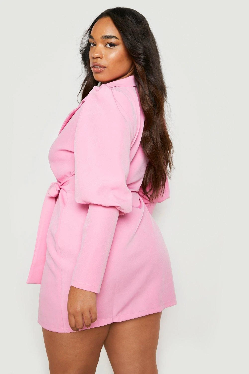 Vestito Blazer Scaldacuore Plus Size Con Maniche A Sbuffo 2 Vestito Blazer Scaldacuore Plus Size Con Maniche A Sbuffo - immagine 2