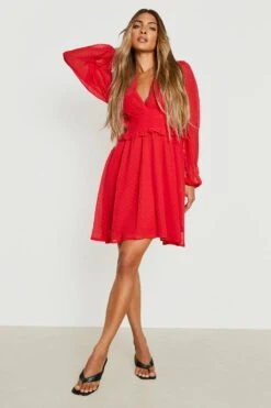 Vestito Grembiule In Rete Plumetis 6 Vestito Grembiule In Rete Plumetis -Negozio al dettaglio Vestiti gzz23044 red xl 2