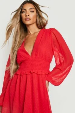 Vestito Grembiule In Rete Plumetis 7 Vestito Grembiule In Rete Plumetis -Negozio al dettaglio Vestiti gzz23044 red xl 3