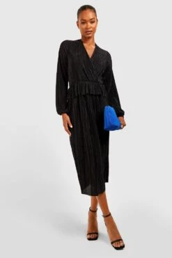 Vestito Skater Midi Tall Con Volant Sul Fondo