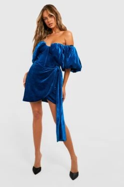 Vestito Camicia Con Arricciature E Ruches -Negozio al dettaglio Vestiti gzz23632 blue xl 2