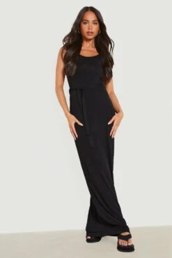 Vestito Da Mare Petite Con Scollo Rotondo E Cintura