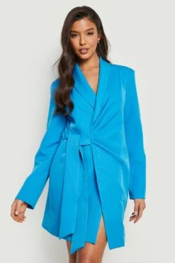 Vestito Blazer Scaldacuore Con Cintura