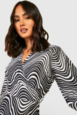 Vestito Camicia Marmorizzato -Negozio al dettaglio Vestiti gzz25227 black xl 3