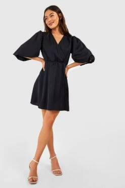 Vestito Scaldacuore Skater Con Maniche A Sbuffo -Negozio al dettaglio Vestiti gzz25413 black xl 2