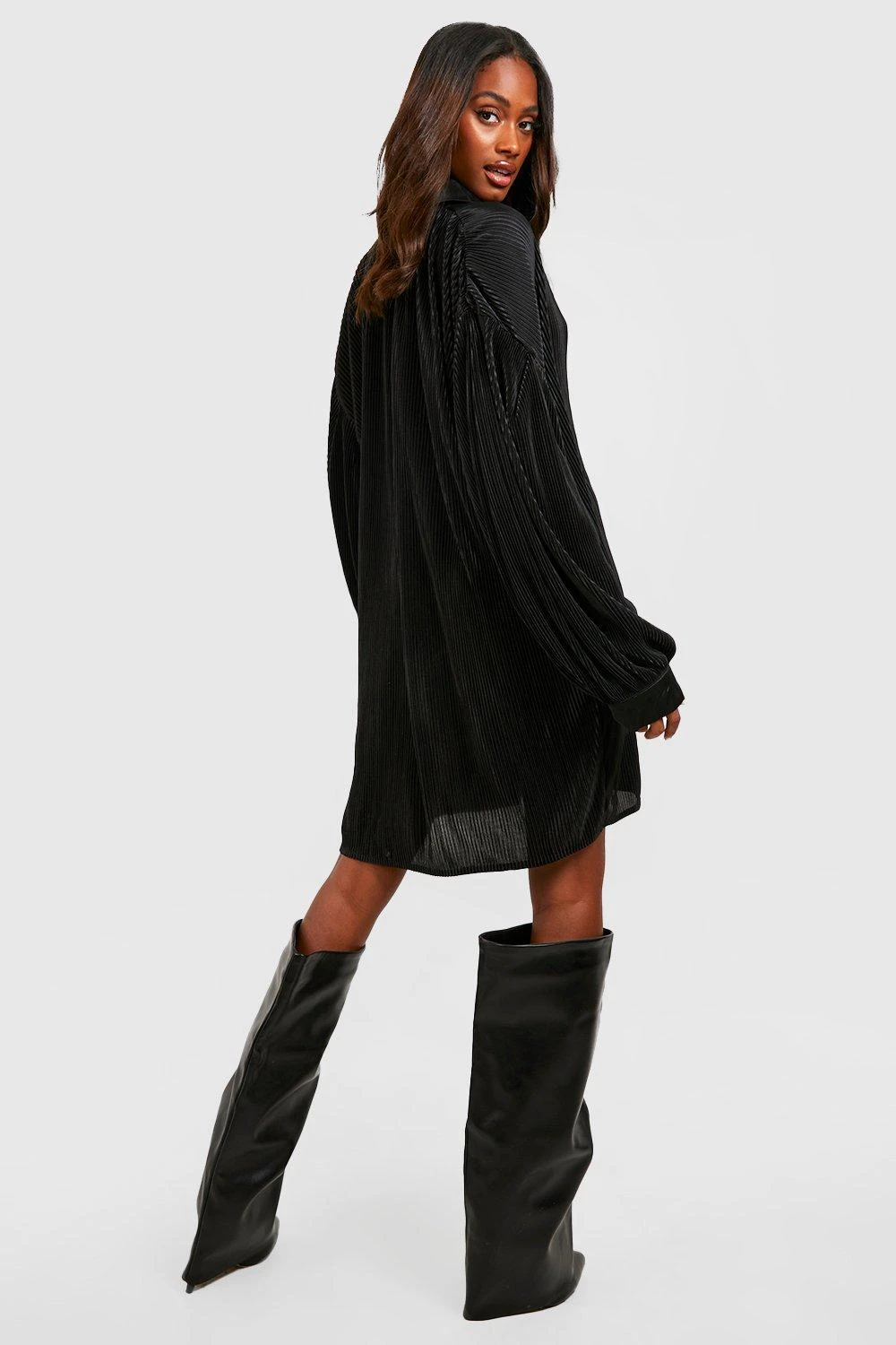 Vestito Camicia Premium Plissettato 2 Vestito Camicia Premium Plissettato - immagine 2