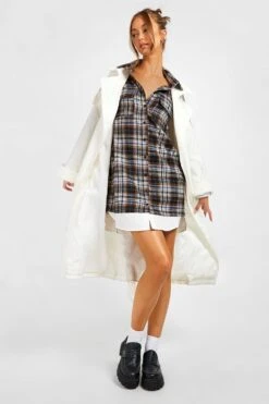 Vestito Camicia 2 In 1 A Quadri -Negozio al dettaglio Vestiti gzz25612 black xl 2