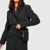 Vestito Blazer Su Due Livelli A Righe Verticali
