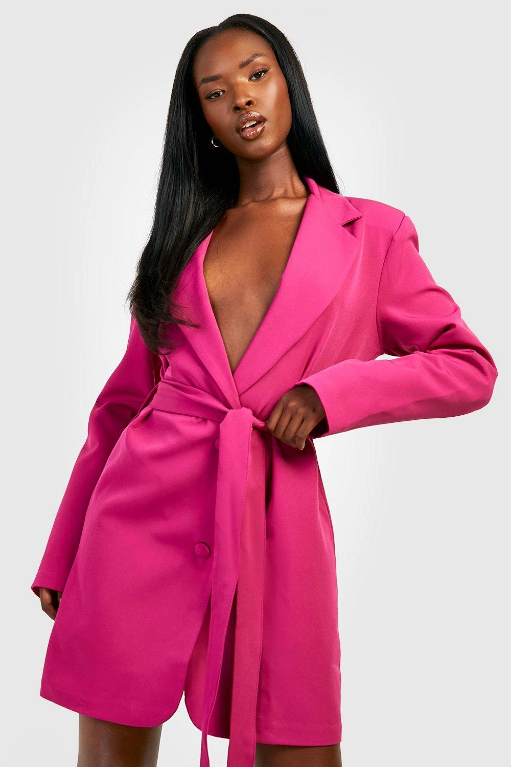 Vestito Blazer Con Cintura 1 Vestito Blazer Con Cintura