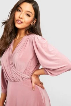 Vestito Scaldacuore Midi Seducente Con Ruches 7 Vestito Scaldacuore Midi Seducente Con Ruches -Negozio al dettaglio Vestiti gzz26420 rose xl 3