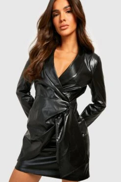 Vestito Blazer Scaldacuore Premium In PU 7 Vestito Blazer Scaldacuore Premium In PU -Negozio al dettaglio Vestiti gzz26442 black xl 3