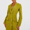 Vestito Blazer Tall Con Inserti In Pizzo