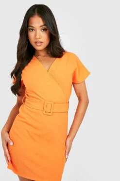 Vestito Skater Petite Con Scollo Bardot E Cintura