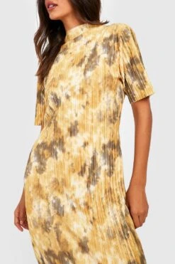 Vestito Skater A Pois Con Spalle Scoperte -Negozio al dettaglio Vestiti gzz29082 yellow xl 3