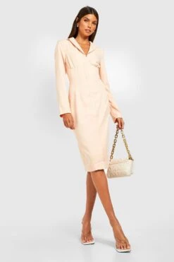 Vestito Blazer Con Dettagli Stile Corsetto