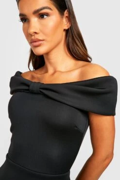 Vestito Midi Con Fiocco -Negozio al dettaglio Vestiti gzz31185 black xl 3