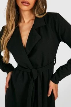 Vestito Blazer Con Fascia In Vita 7 Vestito Blazer Con Fascia In Vita -Negozio al dettaglio Vestiti gzz31187 black xl 3