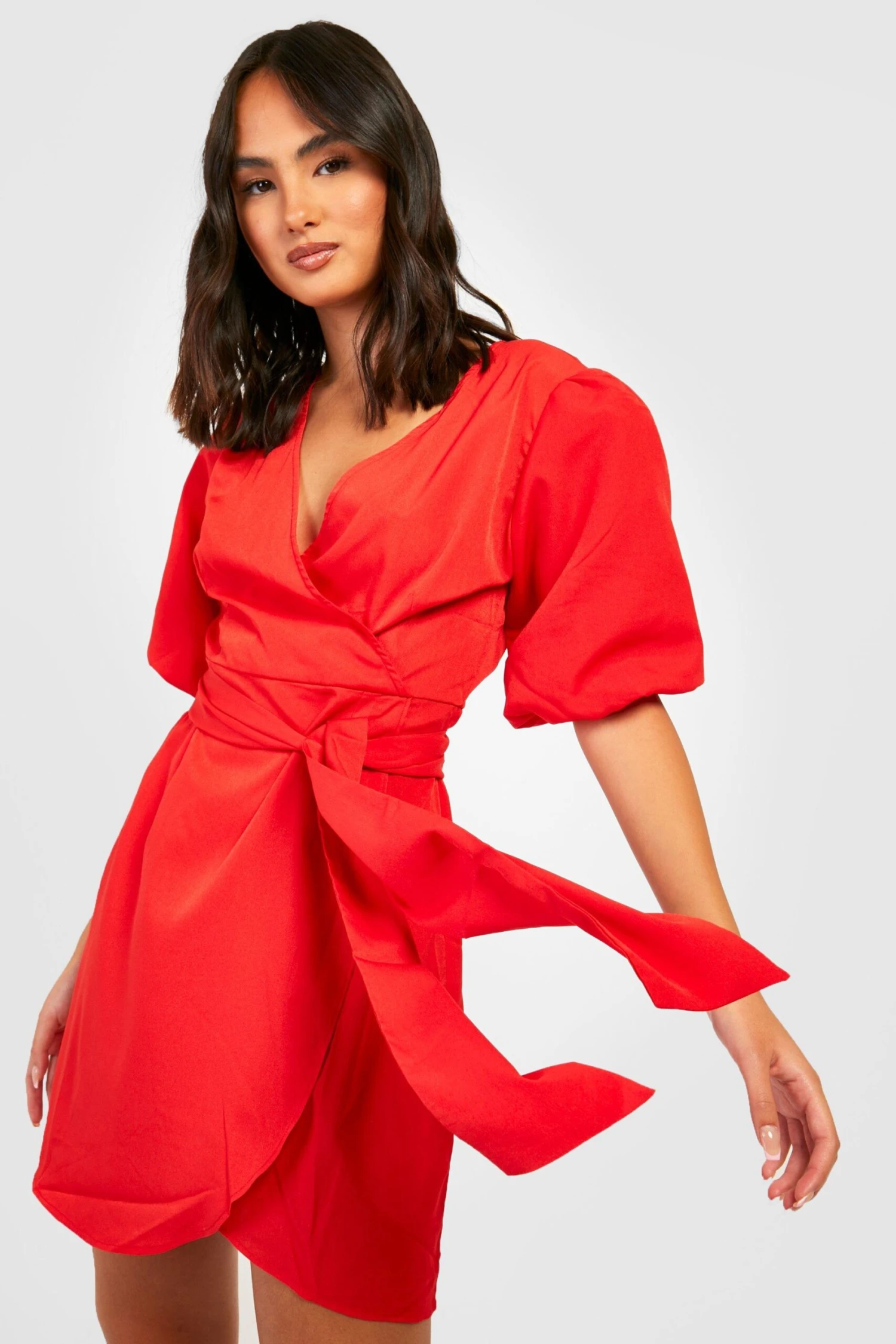 Vestito Skater Con Maniche A Sbuffo 1 Vestito Skater Con Maniche A Sbuffo