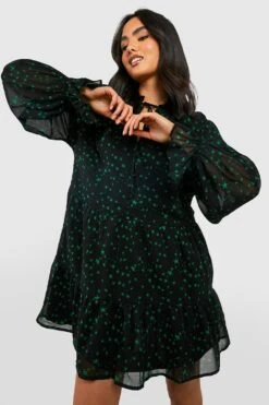 Vestito Grembiule Con Stampa A Stelle E Balze 6 Vestito Grembiule Con Stampa A Stelle E Balze -Negozio al dettaglio Vestiti gzz32284 multi xl 2