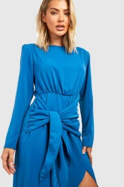 Vestito Scaldacuore Midi Strutturato Con Spalline Imbottite -Negozio al dettaglio Vestiti gzz32745 bright20blue xl 3