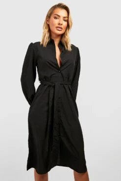 Vestito Camicia Longuette Classico -Negozio al dettaglio Vestiti gzz32872 black xl 2