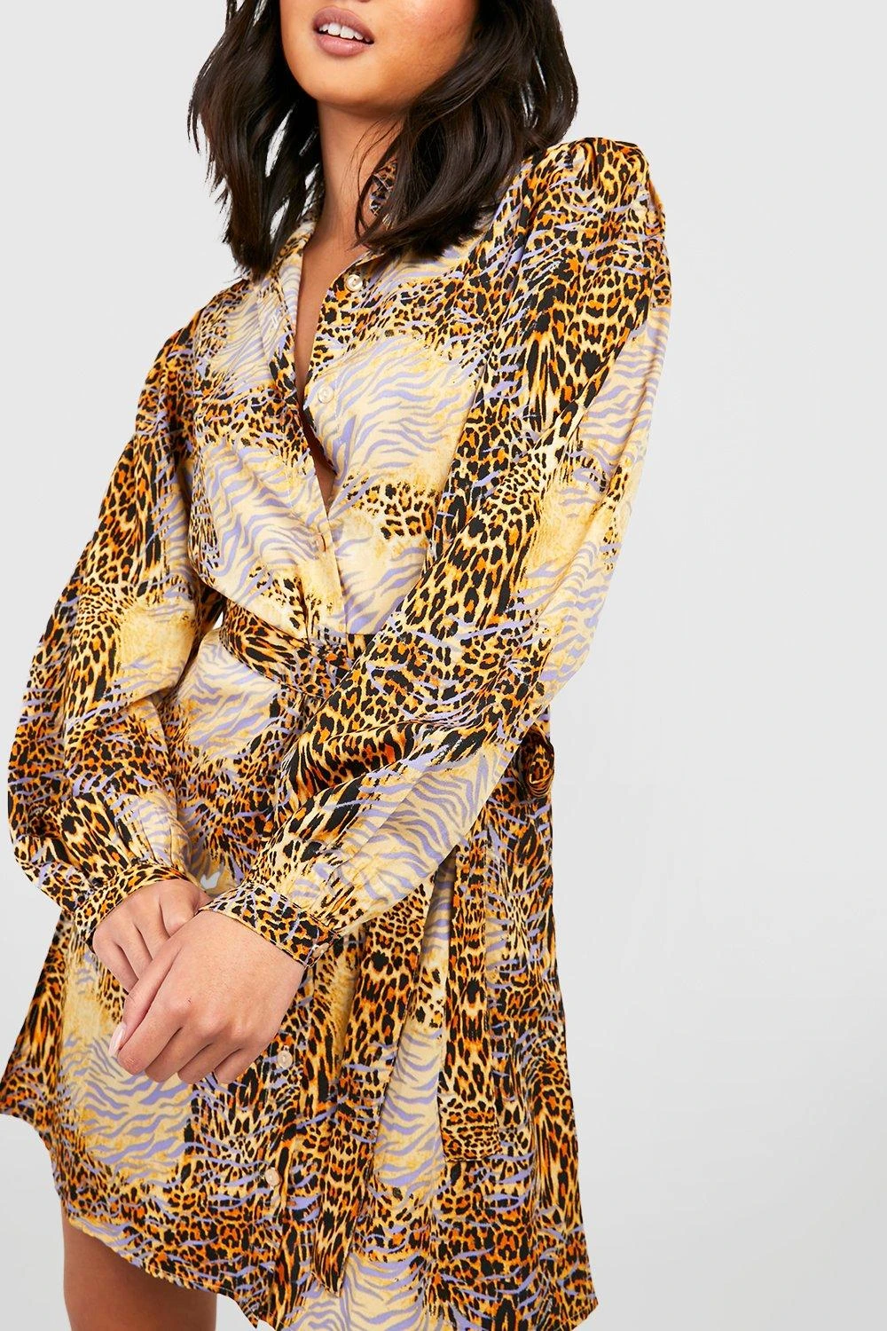 Vestito Camicia Classico Con Stampa 4 Vestito Camicia Classico Con Stampa - immagine 4