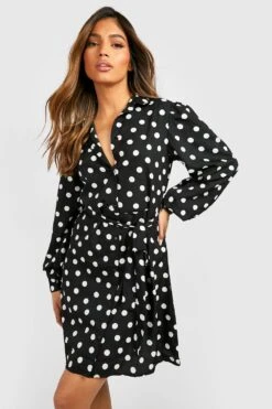 Vestito Camicia Classico Con Stampa -Negozio al dettaglio Vestiti gzz32875 black xl 2