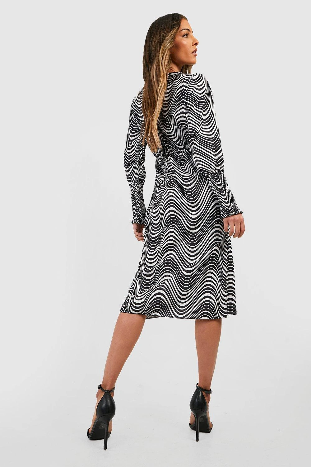 Vestito Scaldacuore Midi Con Stampe Miste 2 Vestito Scaldacuore Midi Con Stampe Miste - immagine 2