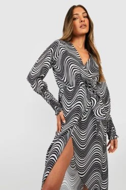 Vestito Scaldacuore Midi Con Stampe Miste 7 Vestito Scaldacuore Midi Con Stampe Miste -Negozio al dettaglio Vestiti gzz33033 black xl 3